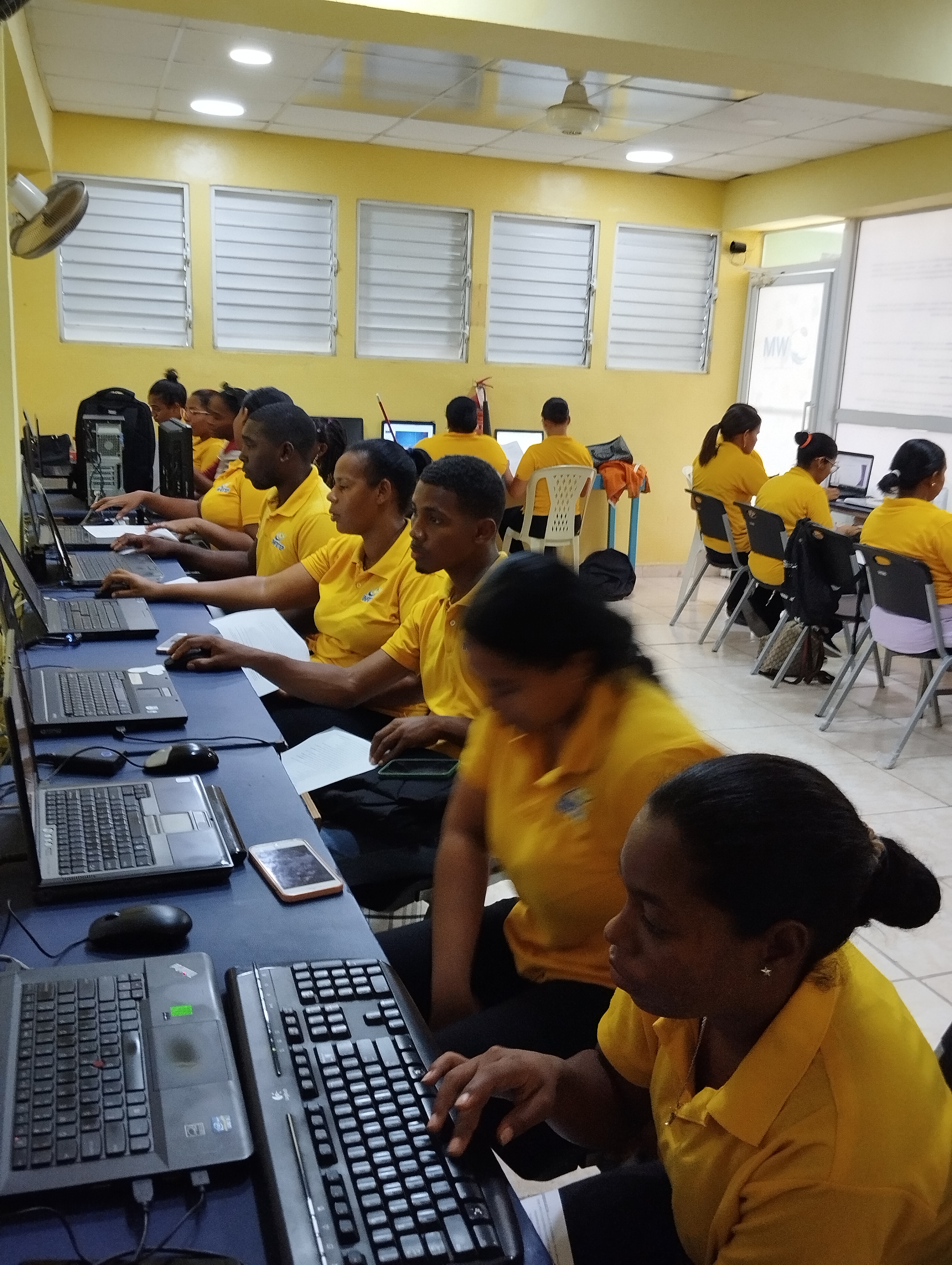 Aula de informática de WM Computarizado